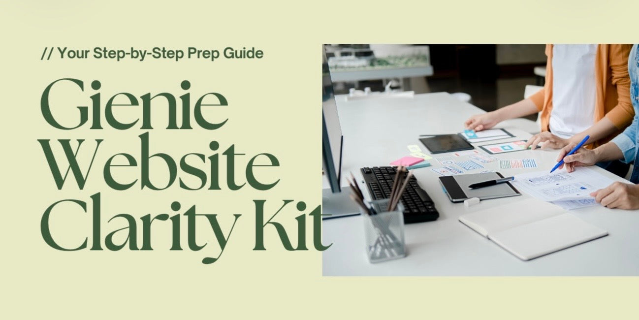 Website Clarity Kit PDF for small business owners – Gienie Creative Agency